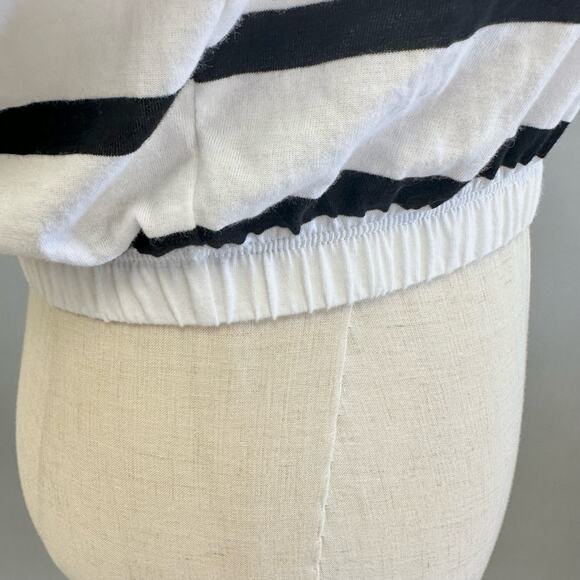 Calvin Klein Jeans Women's Striped Elastic-Waist Shoulder-Pad Top Size XS NWT - Picture 12 of 15